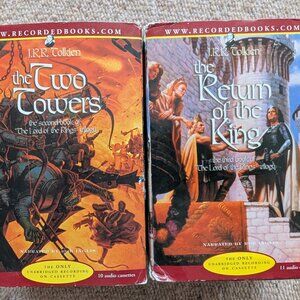 2nd & 3rd Lord Of The Rings Cassette AudioBook - Two Towers & Return of the King